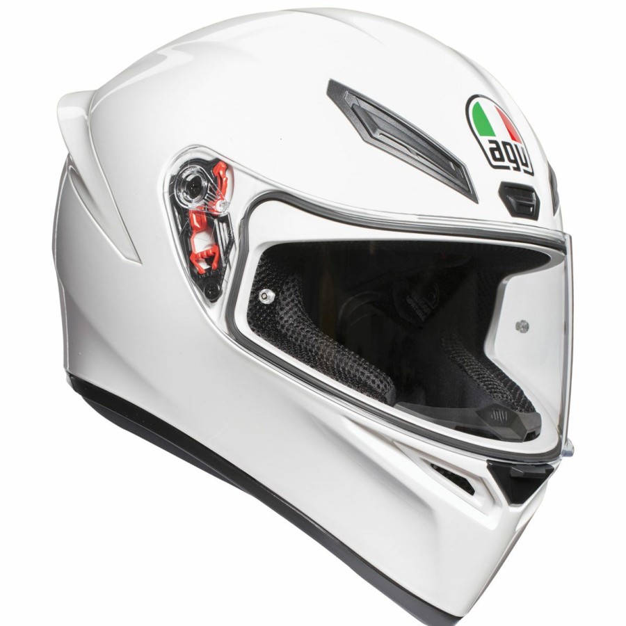 Helmets * | Agv K1 White Full Face Helmet