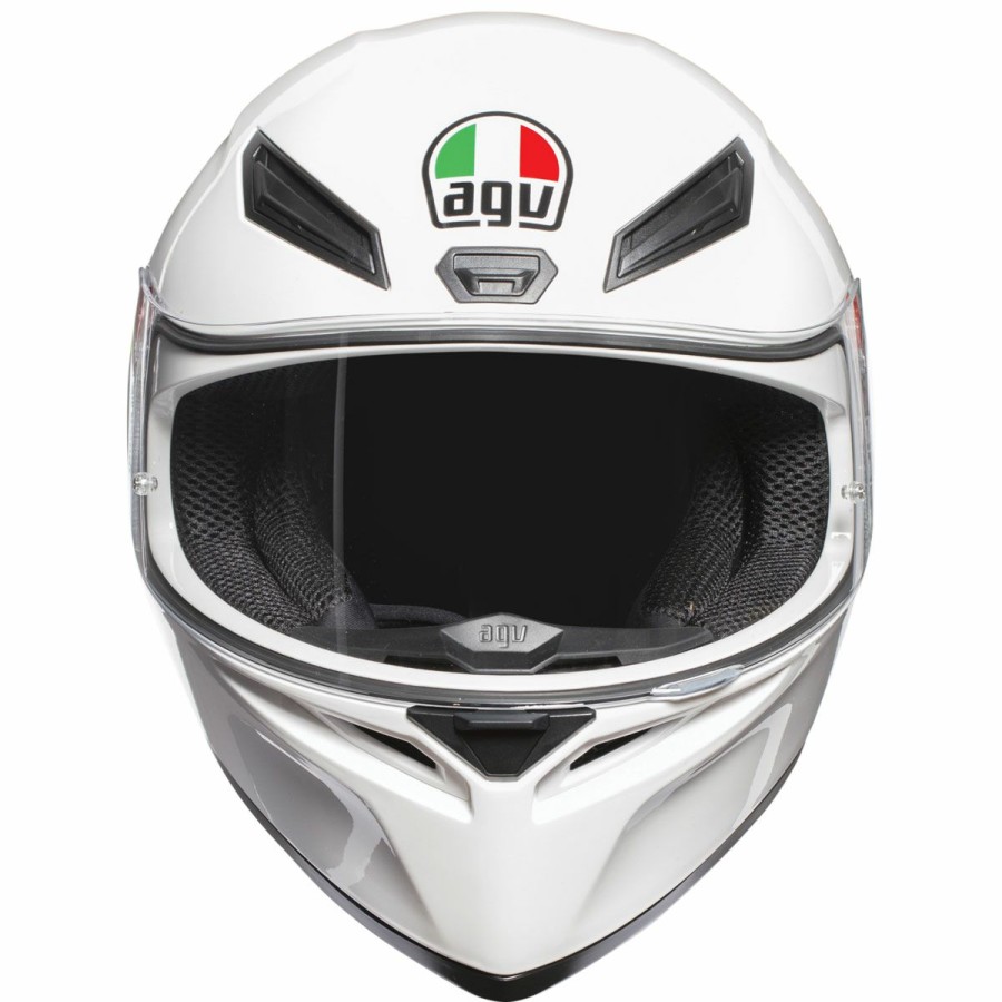 Helmets * | Agv K1 White Full Face Helmet