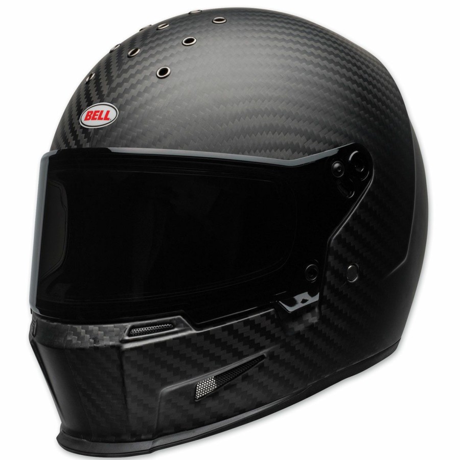 Helmets * | Bell Eliminator Matte Black Carbon Full Face Helmet