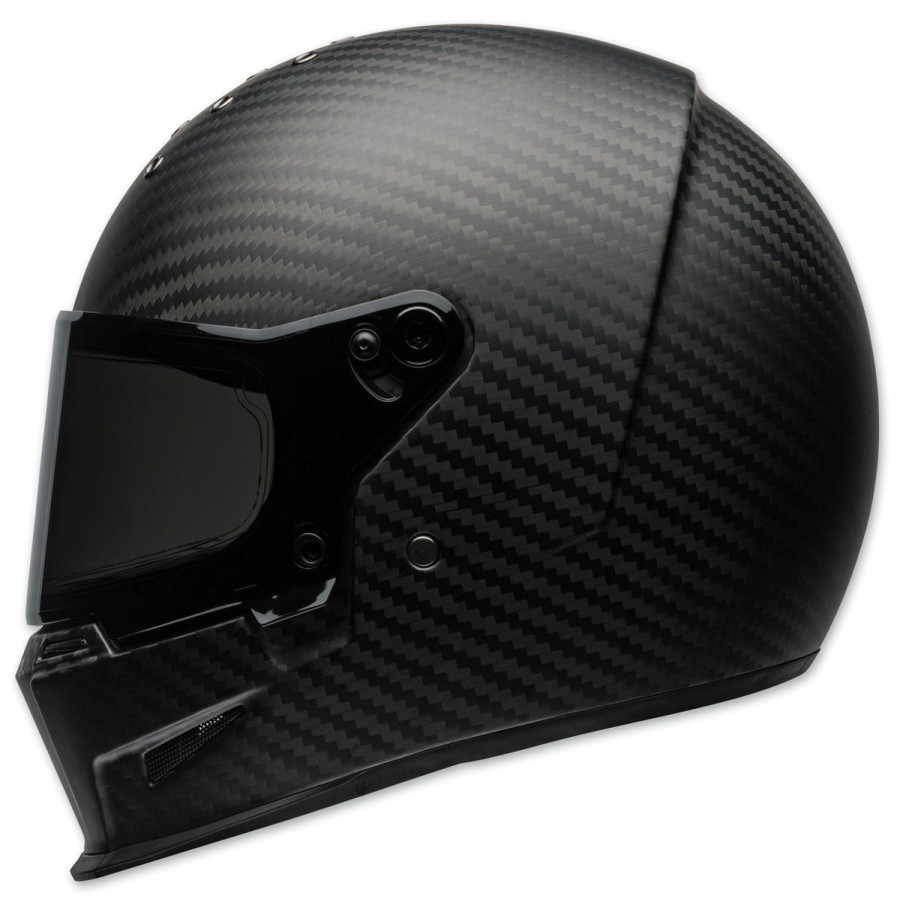 Helmets * | Bell Eliminator Matte Black Carbon Full Face Helmet