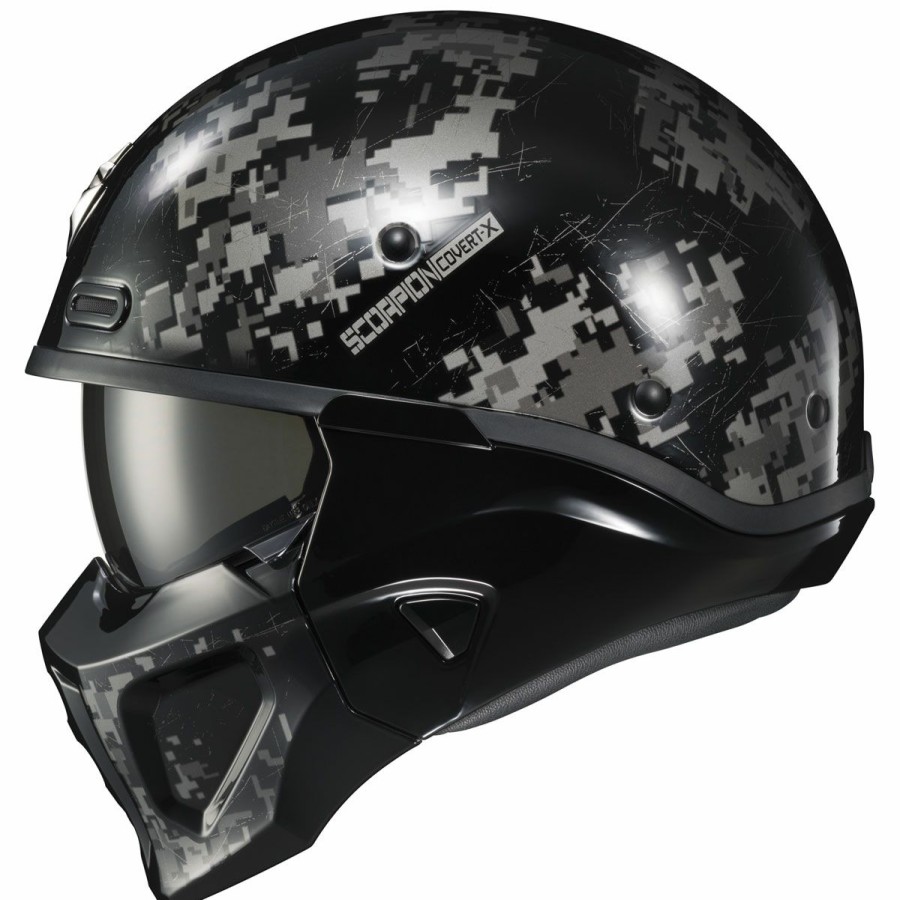 Helmets * | Scorpion Exo Covert X Digicamo Half Helmet