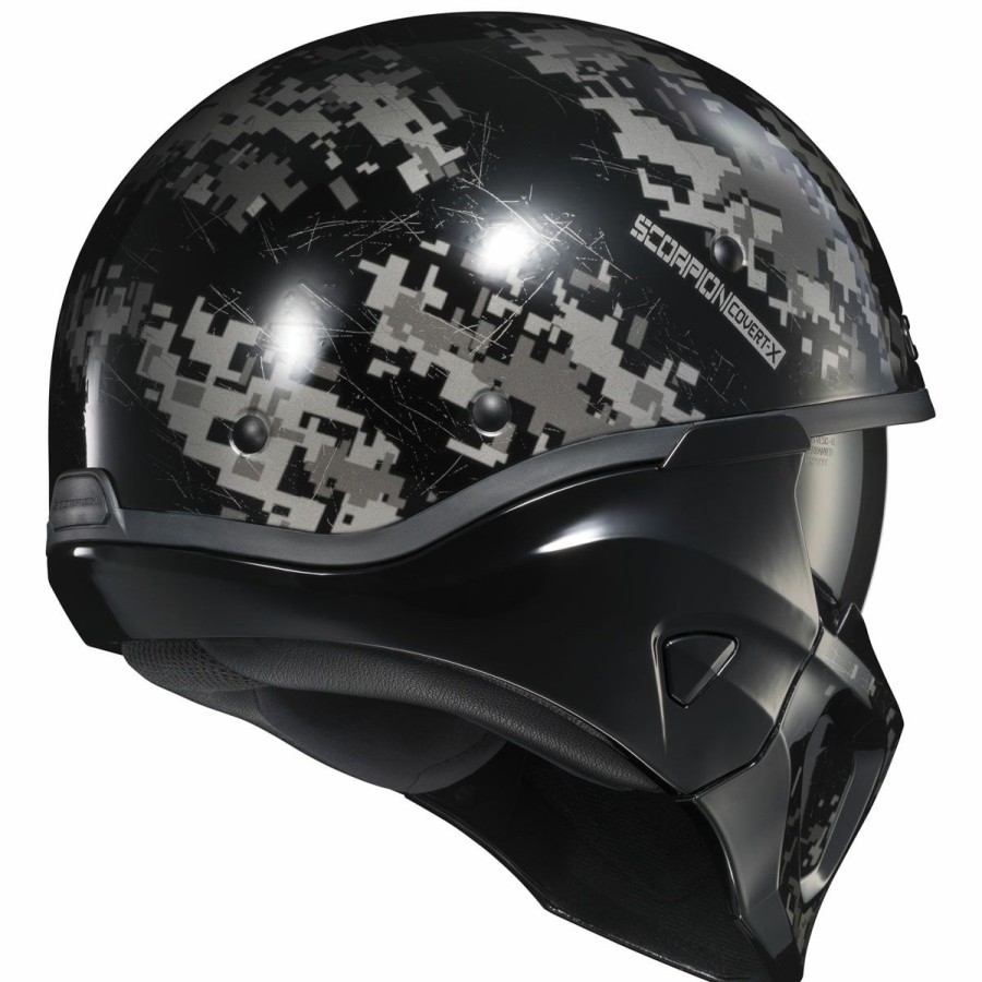 Helmets * | Scorpion Exo Covert X Digicamo Half Helmet