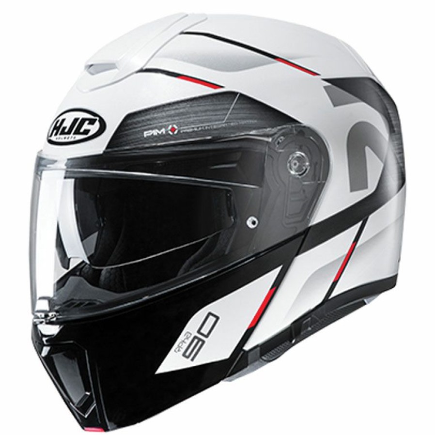 Helmets * | Hjc Rpha-90S Bekavo Semi-Flat White Modular Helmet