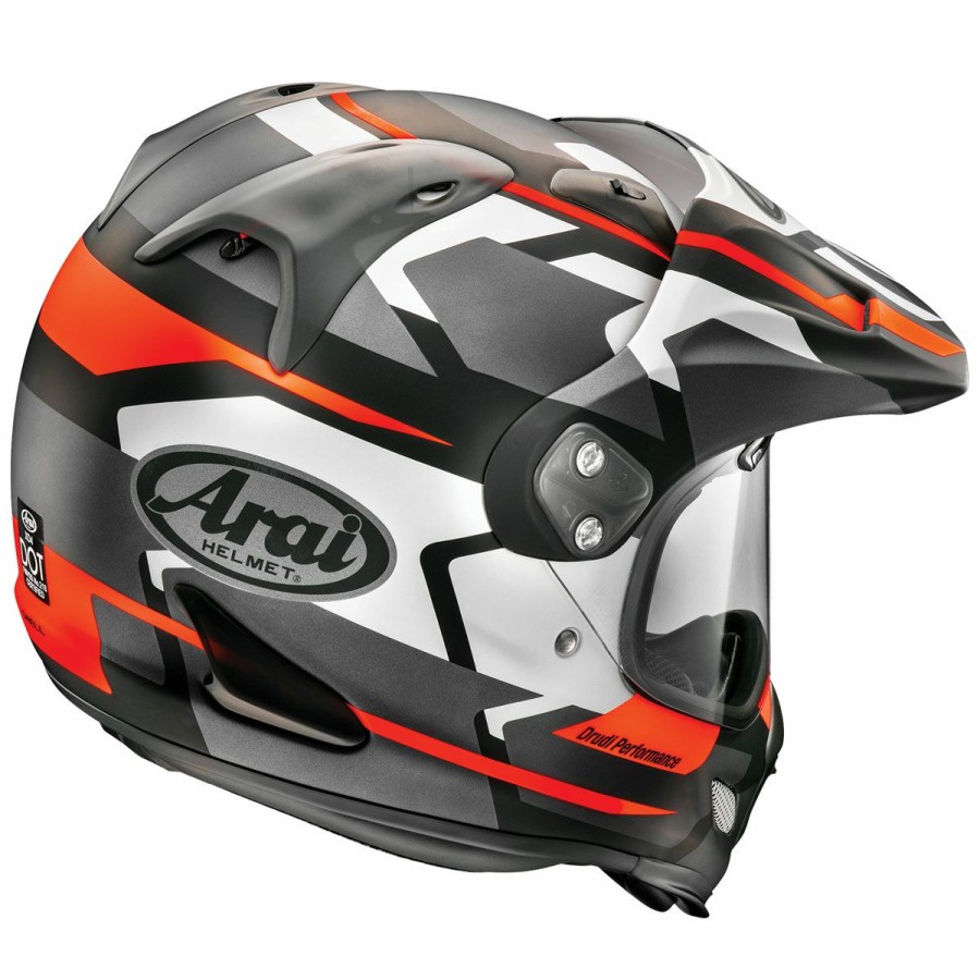 Helmets * | Arai Helmet Arai Xd4 Depart Black/Silver Frost Dual Sport Helmet