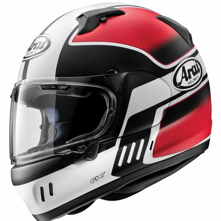 Helmets * | Arai Helmet Arai Defiant-X Shelby Red Full Face Helmet