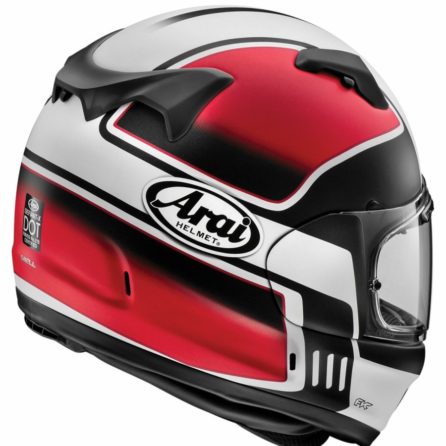 Helmets * | Arai Helmet Arai Defiant-X Shelby Red Full Face Helmet