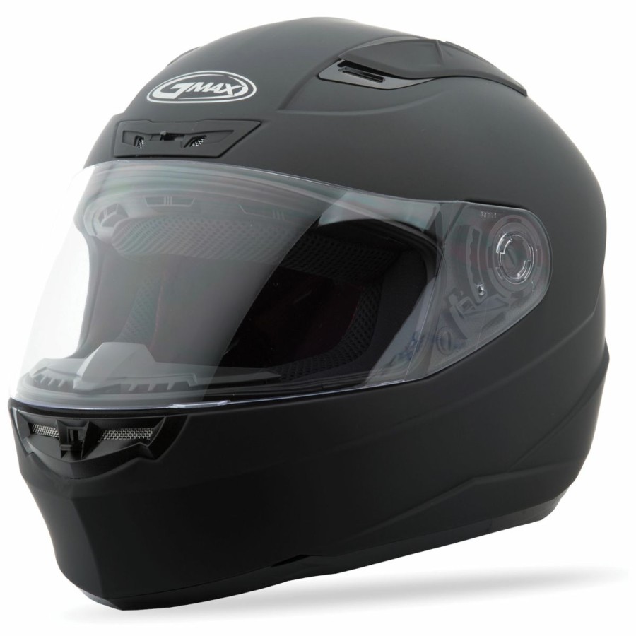 Helmets * | Gmax Ff-88 Matte Black Full Face Helmet