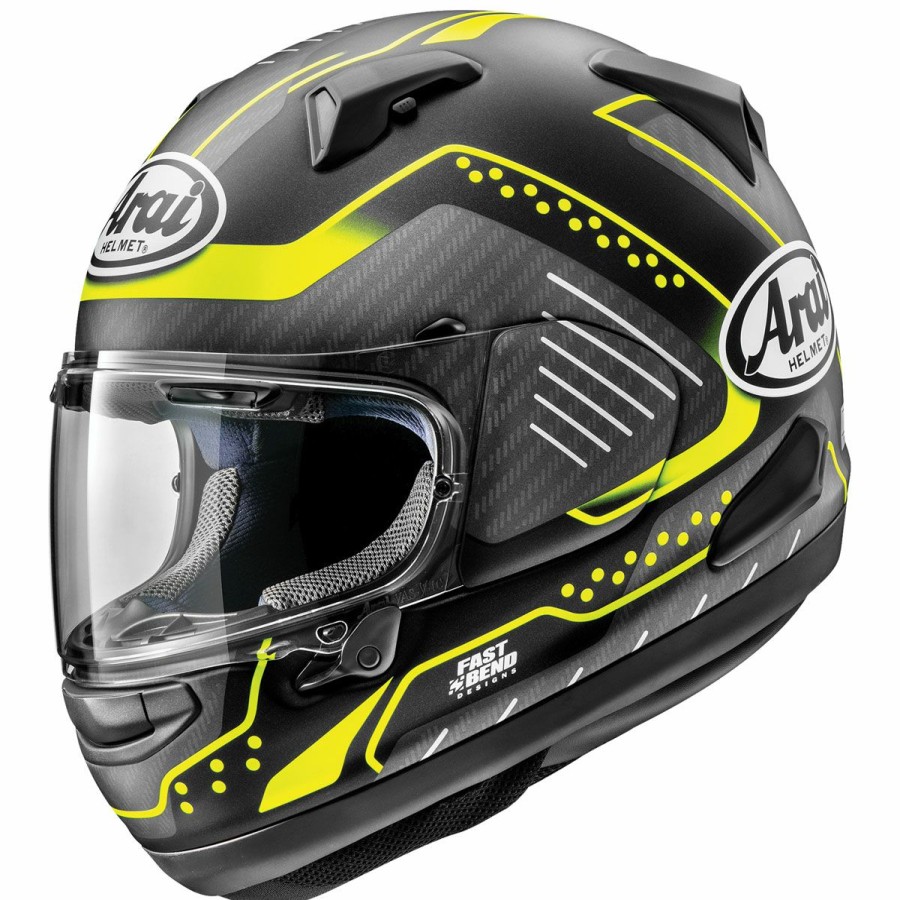 Helmets * | Arai Helmet Arai Quantum-X Drone Hi-Viz Full Face Helmet