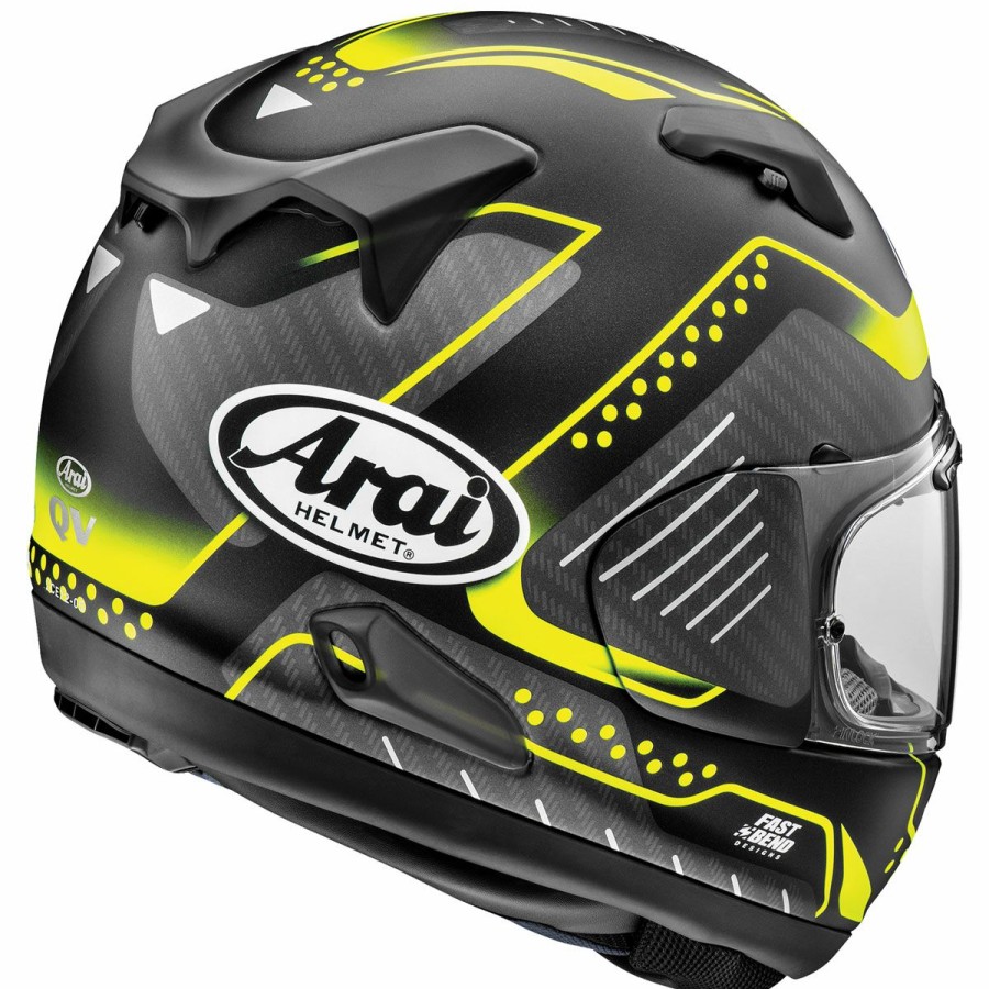 Helmets * | Arai Helmet Arai Quantum-X Drone Hi-Viz Full Face Helmet