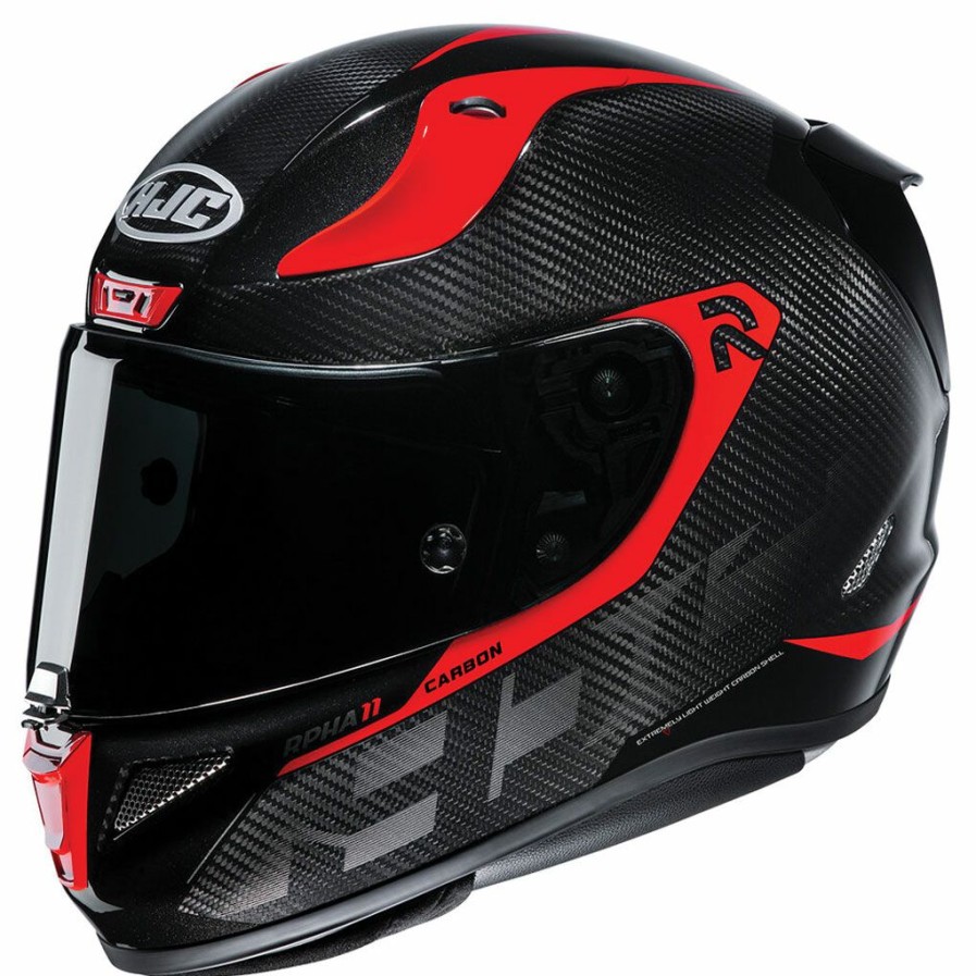 Helmets * | Hjc Rpha-11 Carbon Bleer Full Face Helmet