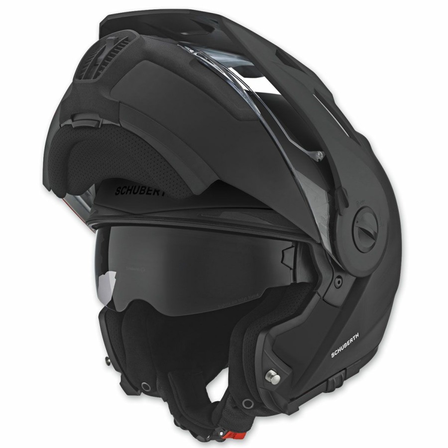 Helmets * | Schuberth E1 Matte Black Modular Helmet