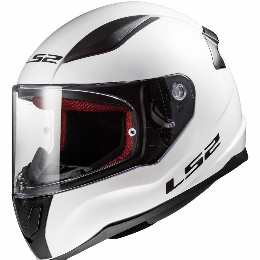 Helmets * | Ls2 Rapid White Full Face Helmet