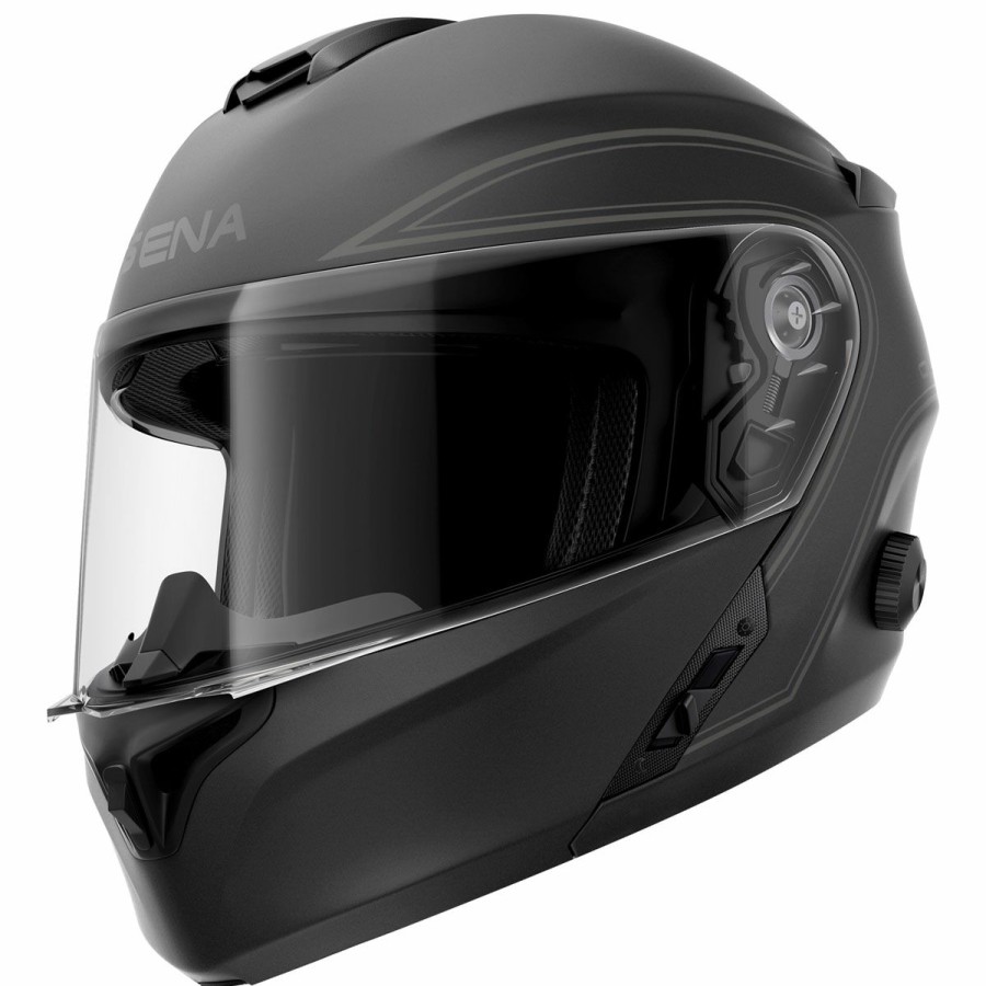 Helmets * | Sena Technologies Outrush Bluetooth Modular Helmet