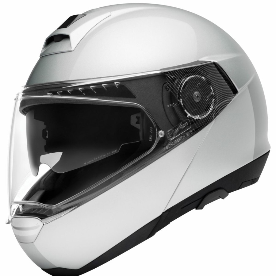 Helmets * | Schuberth C4 Pro Gloss Silver Modular Helmet