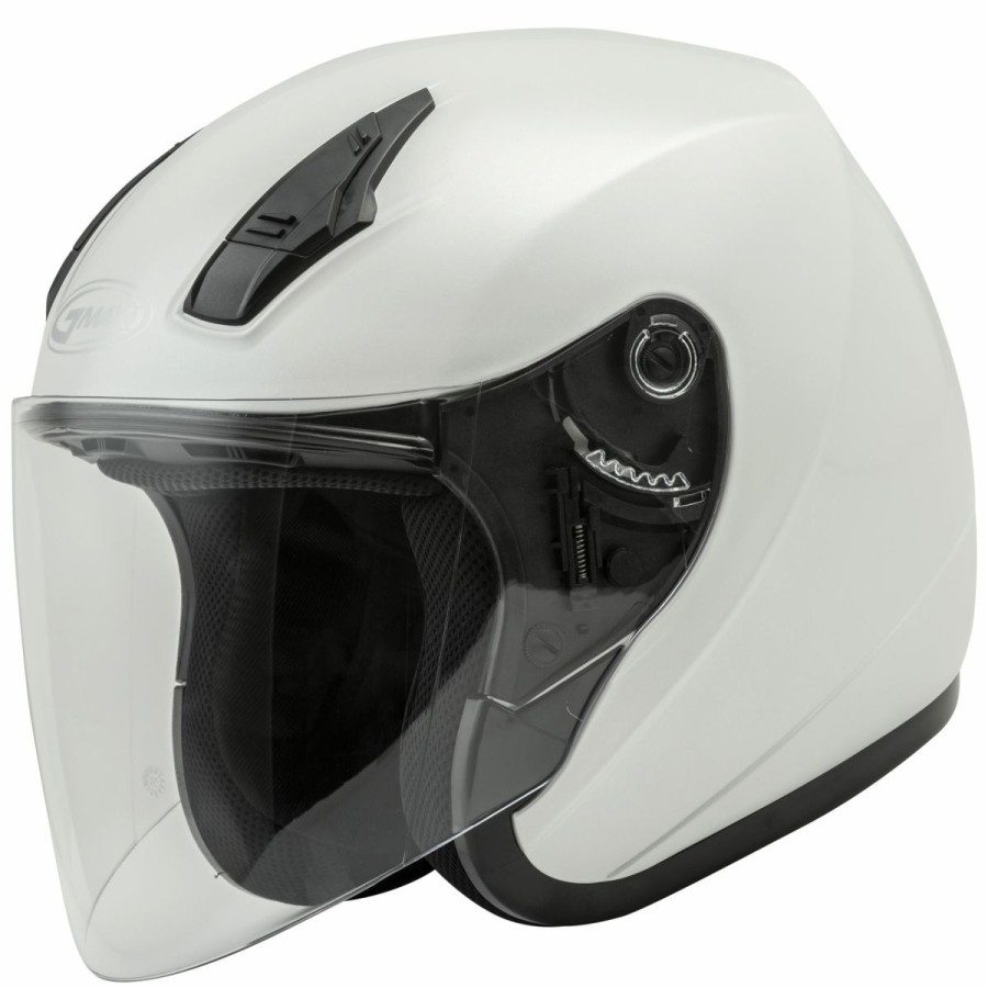 Helmets * | Gmax Of17 Pearl Open Face Helmet