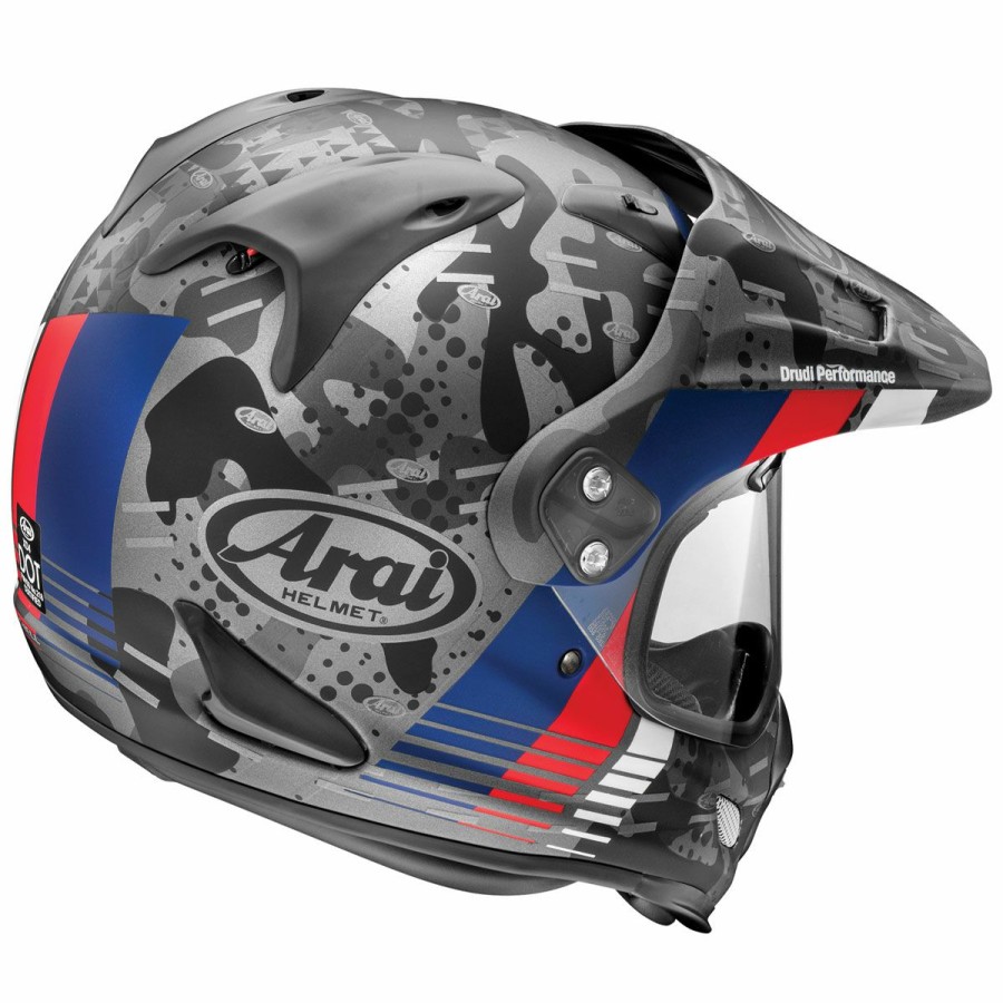 Helmets * | Arai Helmet Arai Xd4 Cover Frost Blue Dual Sport Helmet