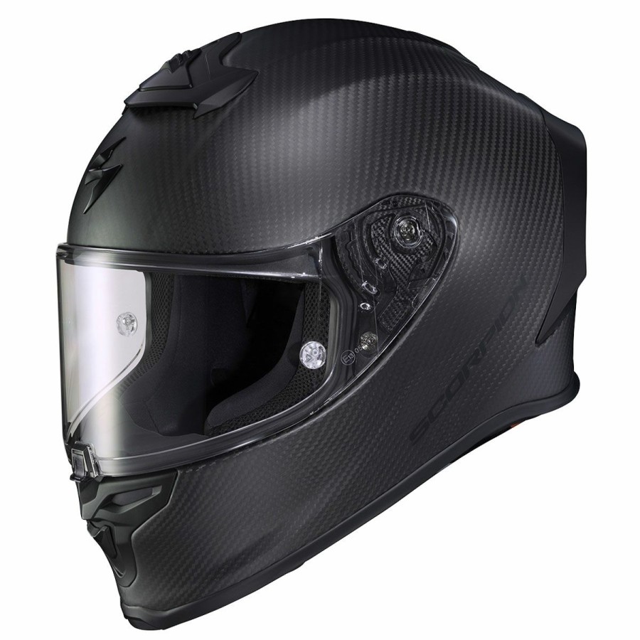 Helmets * | Scorpion Exo-R1 Matte Black Air Carbon Full Face Helmet