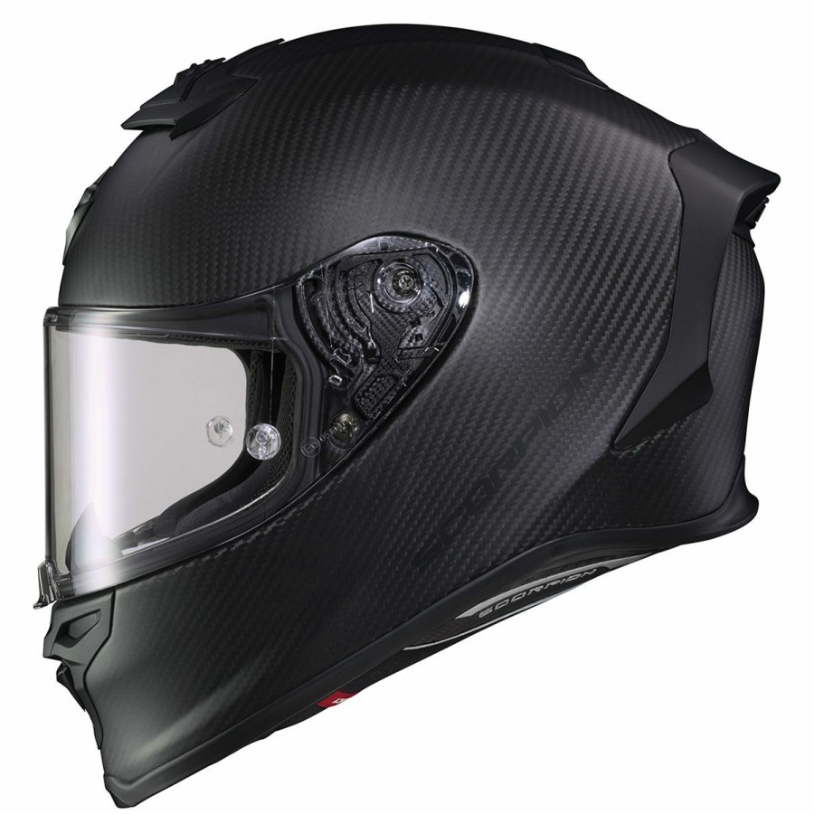 Helmets * | Scorpion Exo-R1 Matte Black Air Carbon Full Face Helmet