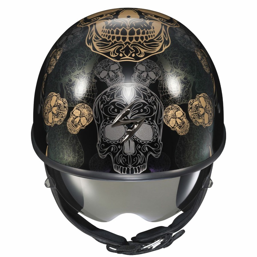 Helmets * | Scorpion Exo Exo-C90 Kalavera Half Helmet