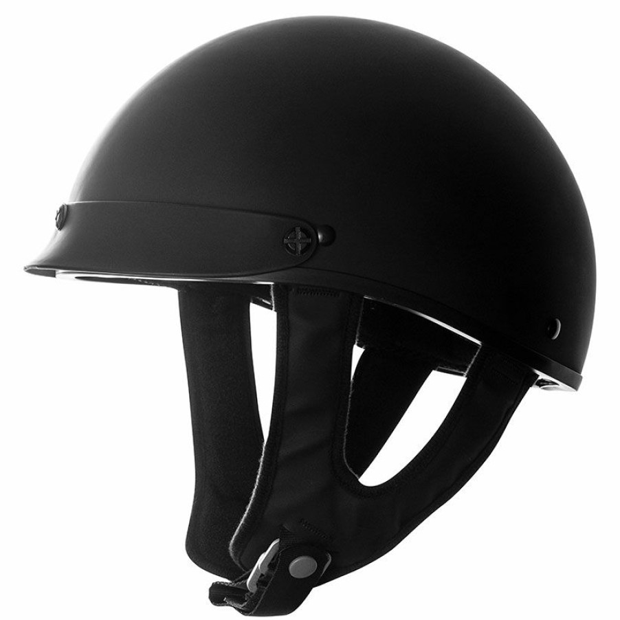 Helmets * | Speed And Strength Ss510 Matte Black Half Helmet