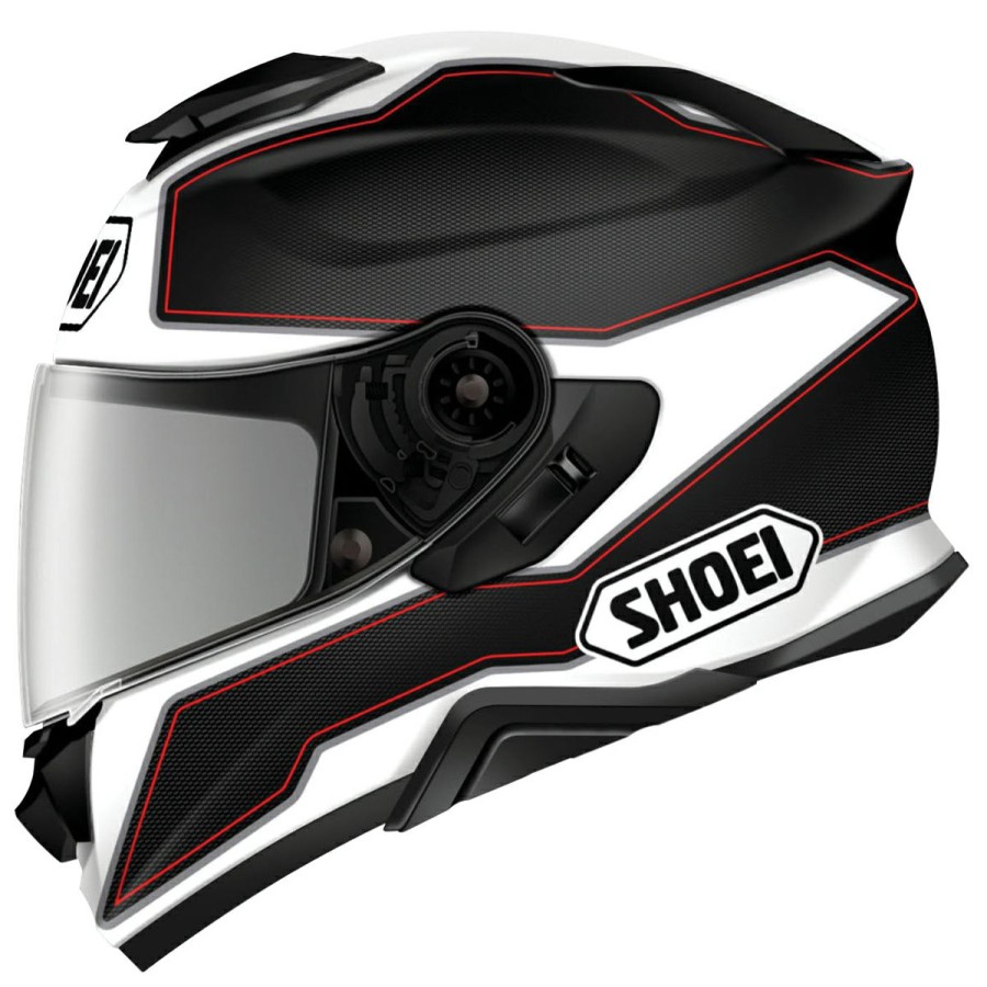 Helmets * | Shoei Gt-Air Ii Bonafide White/Red/Black Full Face Helmet