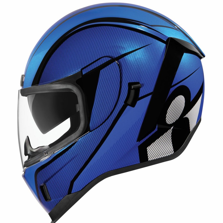 Helmets * | Icon Airform Conflux Blue Full Face Helmet