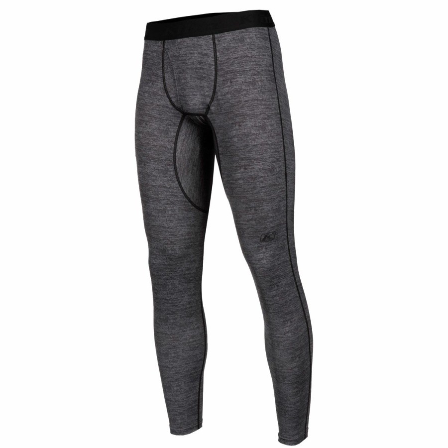 Base Layers & Underwear * | Klim Men'S Aggressor 1.0 Black Heather Pants