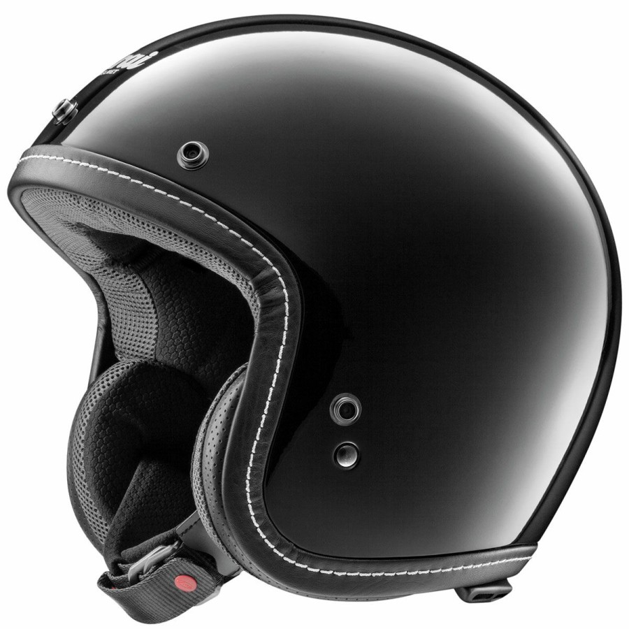 Helmets * | Arai Helmet Arai Classic-V Black Open Face Helmet