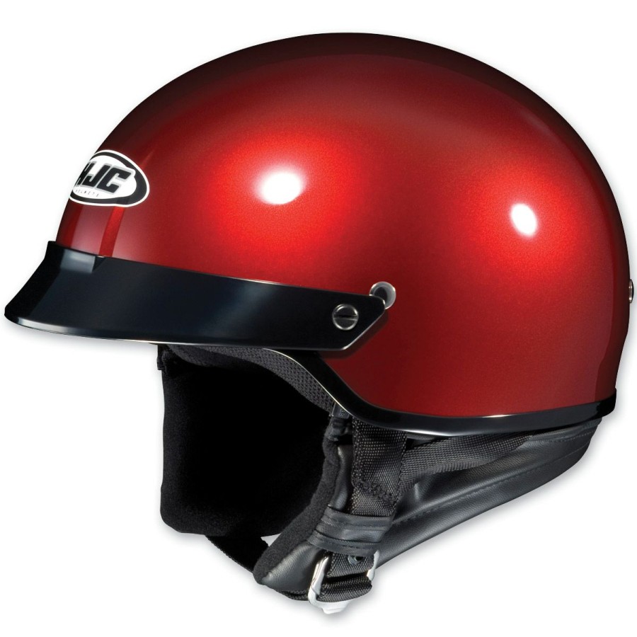 Helmets * | Hjc Cs-2N Metallic Wineberry Half Helmet