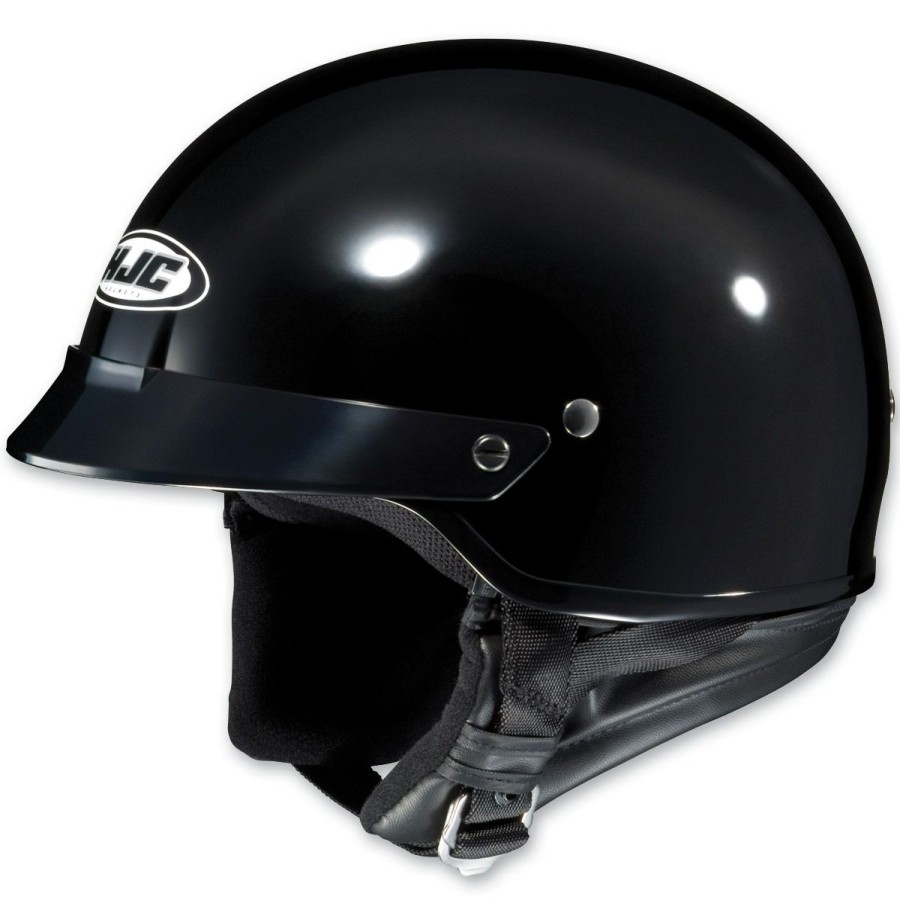 Helmets * | Hjc Cs-2N Black Half Helmet