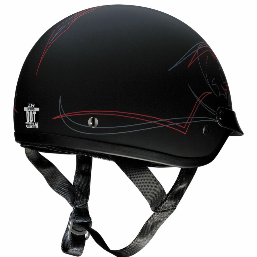 Helmets * | Z1R Nomad Evilocity Half Helmet