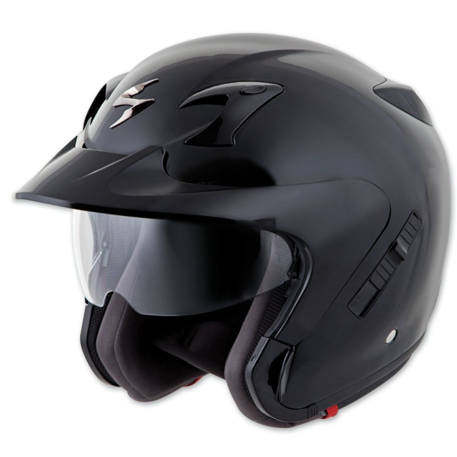 Helmets * | Scorpion Exo Exo-Ct220 Black Open Face Helmet