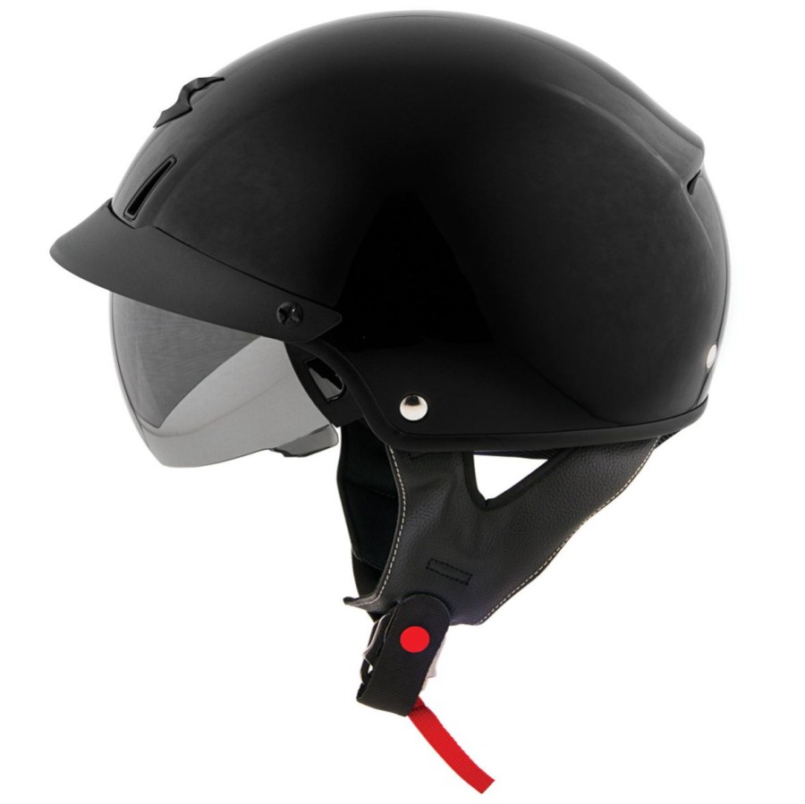 Helmets * | Scorpion Exo-C110 Black Half Helmet