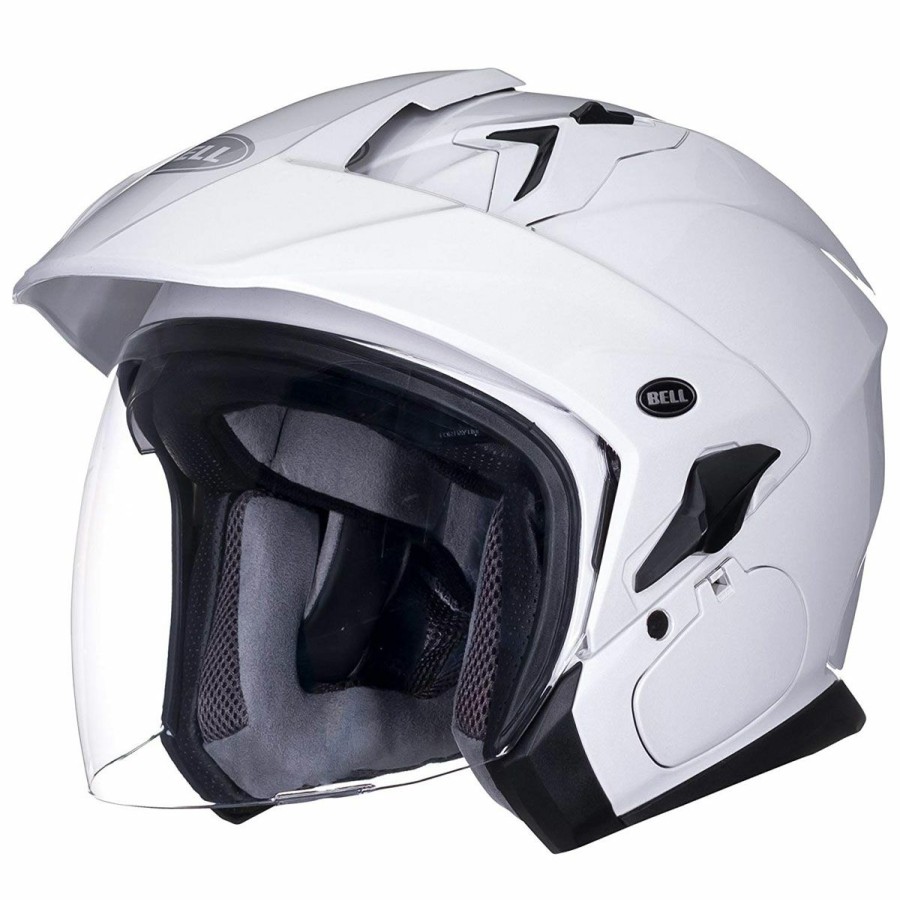 Helmets * | Bell Mag-9 Pearl White Open Face Helmet