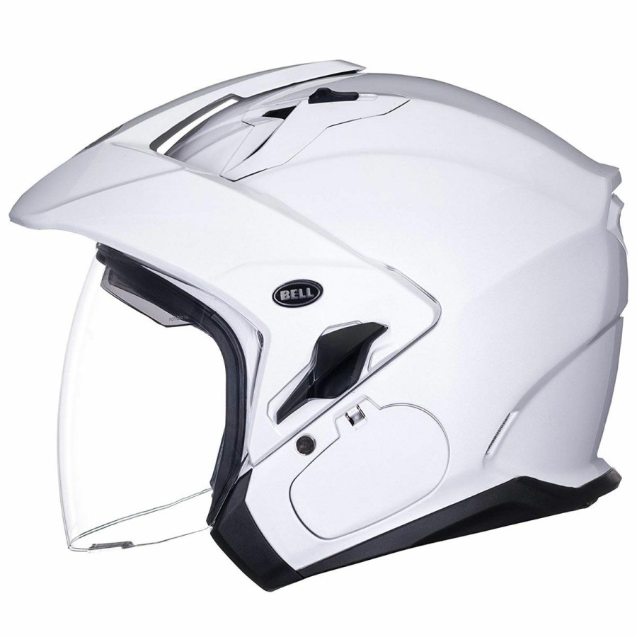 Helmets * | Bell Mag-9 Pearl White Open Face Helmet