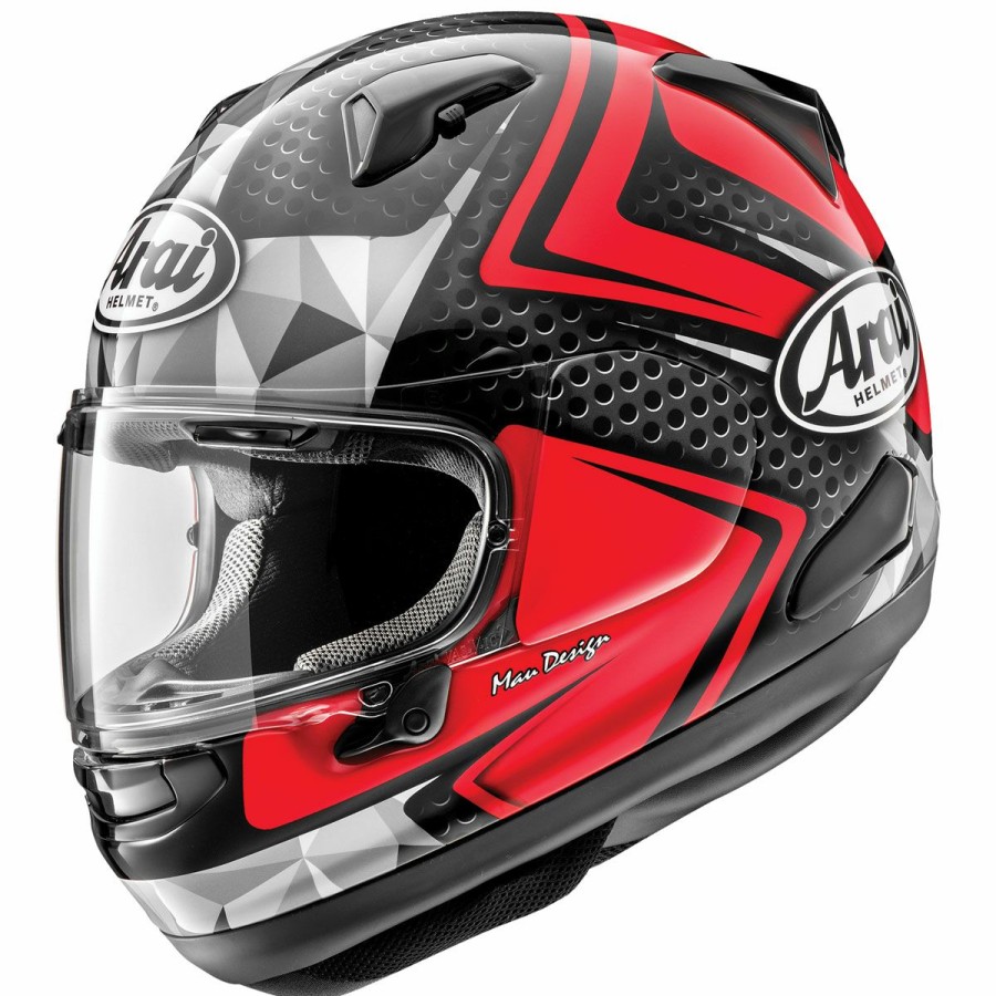 Helmets * | Arai Helmet Arai Signet-X Dyno Red Full Face Helmet