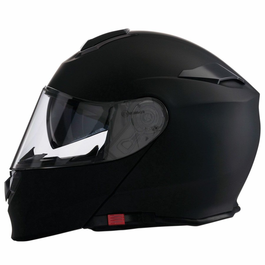 Helmets * | Z1R Solaris Matte Black Modular Helmet