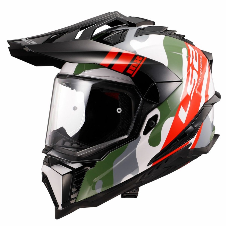 Helmets * | Ls2 Explorer Camo X Dual Sport Helmet