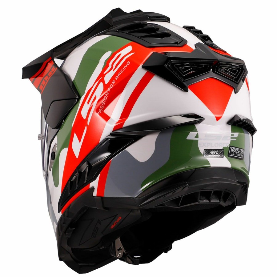 Helmets * | Ls2 Explorer Camo X Dual Sport Helmet