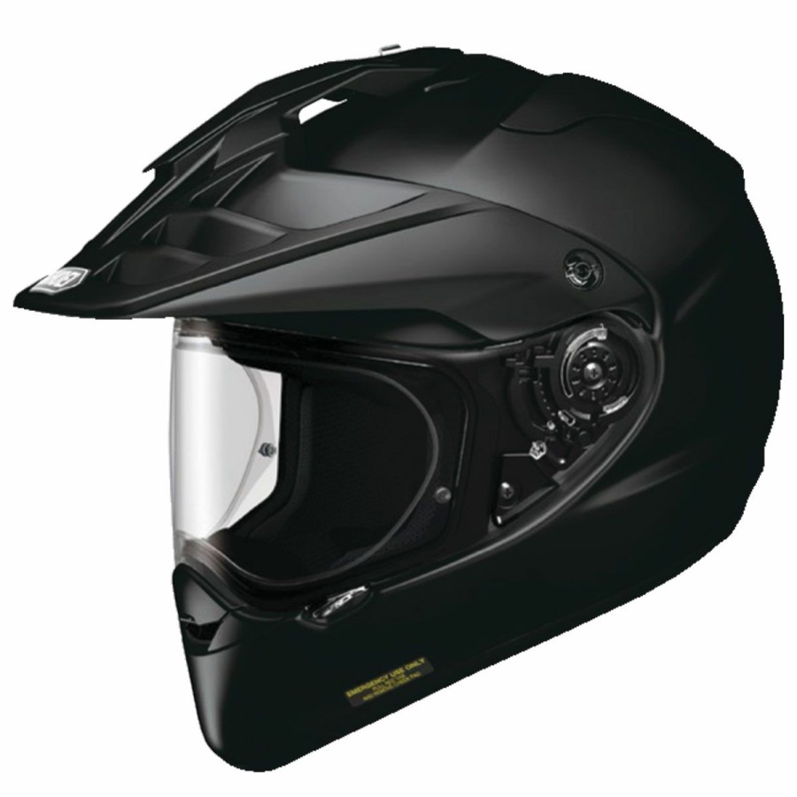 Helmets * | Shoei Hornet X2 Black Dual Sport Helmet