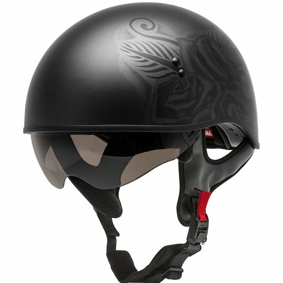 Helmets * | Gmax Hh-65 Devotion Half Helmet