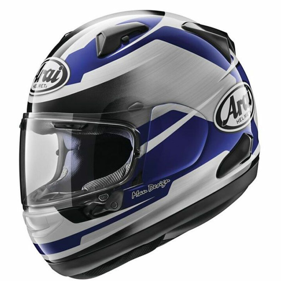 Helmets * | Arai Helmet Arai Quantum-X Steel Blue Full Face Helmet