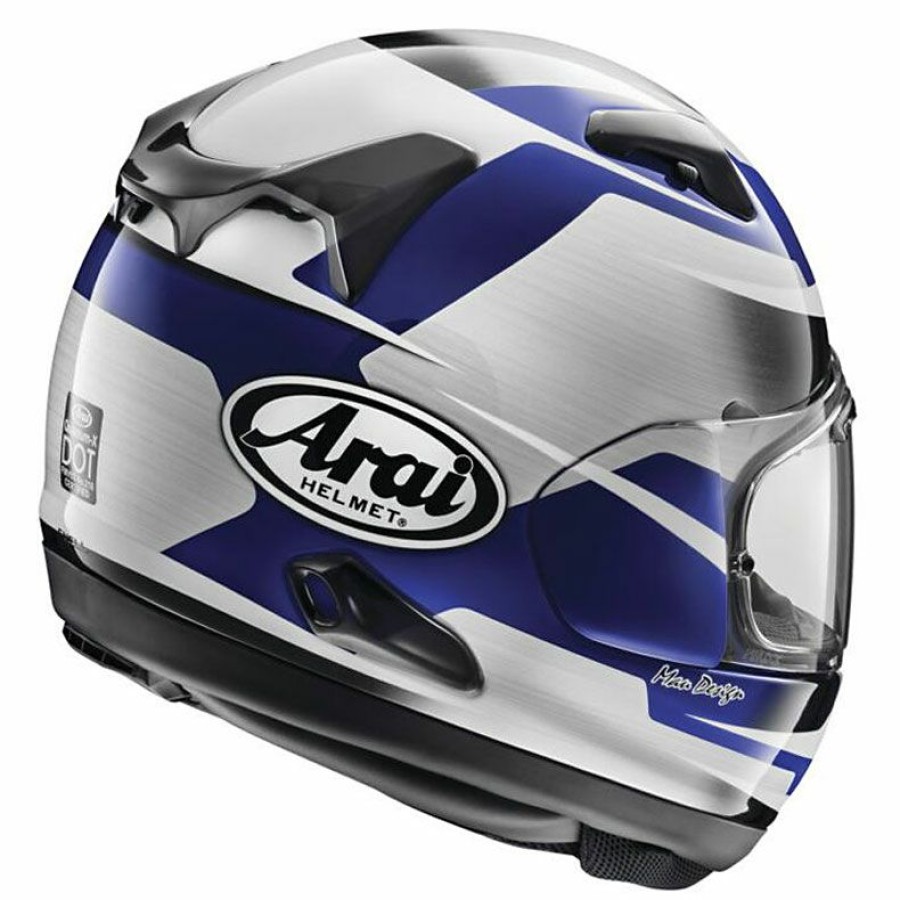 Helmets * | Arai Helmet Arai Quantum-X Steel Blue Full Face Helmet