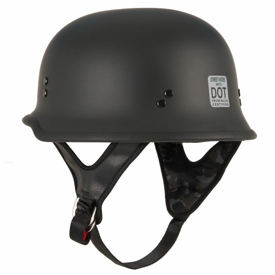 Helmets * | Street & Steel Wfo Half Helmet