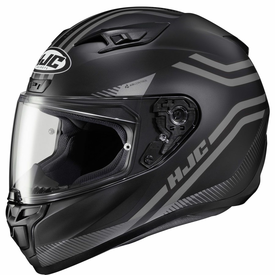 Helmets * | Hjc I10 Black/Gray Strix Full Face Helmet