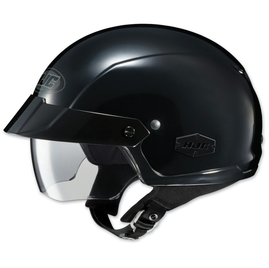 Helmets * | Hjc Is-Cruiser Solid Black Half Helmet