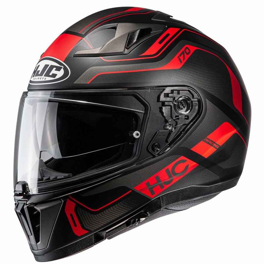 Helmets * | Hjc I70 Lonex Black/Red Full-Face Helmet