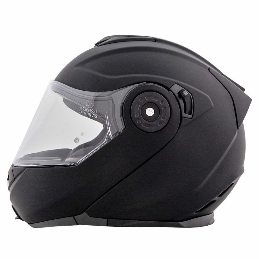 Helmets * | Bilt Nomad Matte Black Modular Helmet