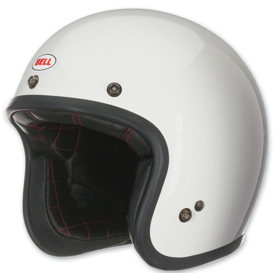 Helmets * | Bell Custom 500 White Open Face Helmet