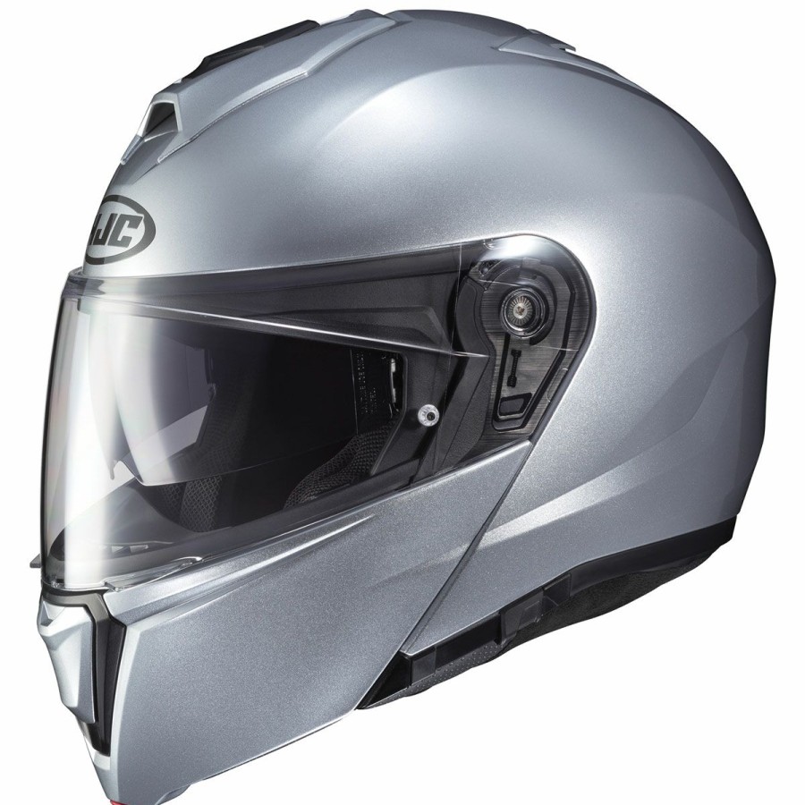 Helmets * | Hjc I90 Silver Modular Helmet